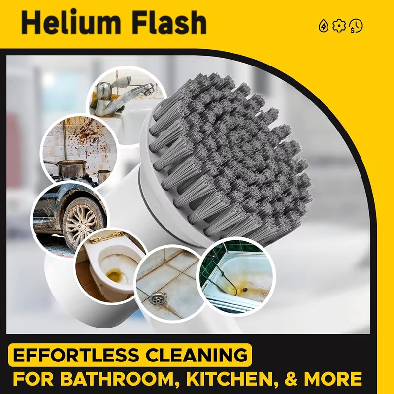 Electric Multipurpose Cleaning Brush Kitchen Gadgets Hair Brushes Bathroom Broom Toilet Household Cordless Spin Scrubber Mops
