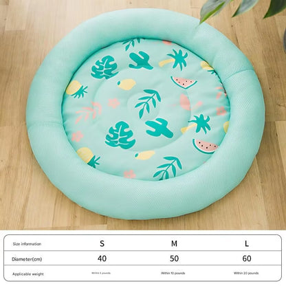 Summer Cooling Pet Bed Breathable Sleeping Mat Soft Cat Bed Pet Bed Sofa Cat Nest for Small Dog Cats Kitten Puppy Beds Cushion